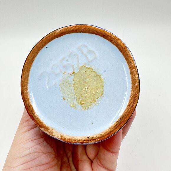 Vintage Ancher Iversen Special Design Head Face Vase Denmark Pottery Handpainted - Picture 8 of 10